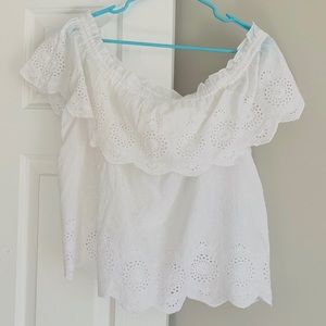 American Eagle Off Shoulder Eyelet